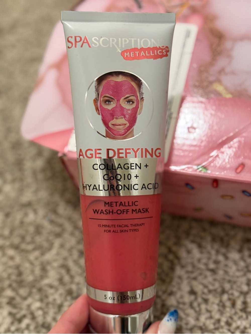 SPASCRIPTION Metallic Age-Defying Collagen Mask - Pink